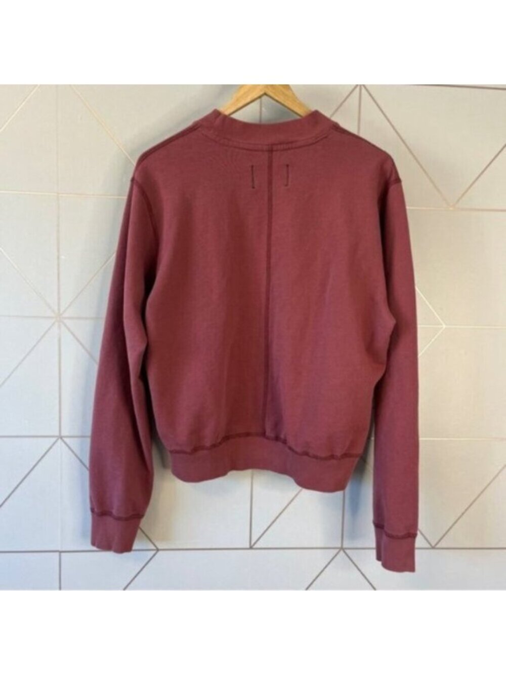 Reigning Champ Lightweight Terry Cropped Crewneck Sweatshirt - Picture 3 of 8